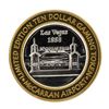 Image 1 : .999 Silver McCarran International Airport $10 Casino Limited Edition Gaming Tok