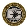Image 2 : .999 Silver McCarran International Airport $10 Casino Limited Edition Gaming Tok