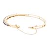 Image 2 : 14KT Yellow Gold 2.00ctw Sapphire Bangle Bracelet
