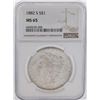 Image 1 : 1882-S $1 Morgan Silver Dollar Coin NGC MS65