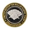 Image 1 : .999 Silver Stratosphere Las Vegas, NV $10 Casino Limited Edition Gaming Token