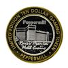 Image 2 : .999 Silver Peppermill Hotel Casino Reno, NV $10 Casino Limited Edition Gaming T