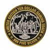 Image 2 : .999 Fine Silver Tropicana Las Vegas $10 Casino Limted Edition Gaming Token