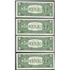 Image 2 : Lot of (4) Consecutive 1957 $1 Silver Certificate Notes Uncirculated