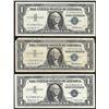 Image 1 : Lot of (3) 1957 $1 Silver Certificate Notes