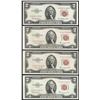Image 1 : Lot of (4) 1953 $2 Legal Tender Notes