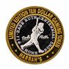 Image 1 : .999 Fine Silver Harrah's Reno, Nevada $10 Casino Limted Edition Gaming Token