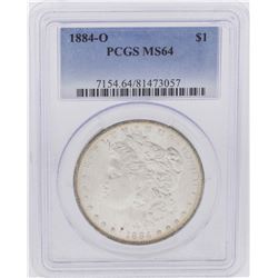 1884-O $1 Morgan Silver Dollar Coin PCGS MS64