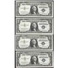 Image 1 : Lot of (4) Consecutive 1957 $1 Silver Certificate Notes Uncirculated