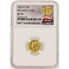 Image 1 : 2016-W Mercury Dime Gold Centennial Commemorative Coin NGC SP70 First Release