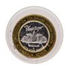 Image 2 : .999 Silver Flamingo Laughlin, Nevada $10 Casino Limited Edition Gaming Token