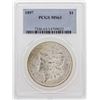 Image 1 : 1897 $1 Morgan Silver Dollar Coin PCGS MS63