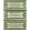 Image 2 : Lot of (3) 1928 $1 Funnyback Silver Certificate Notes