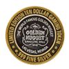 Image 1 : .999 Silver Golden Nugget Las Vegas $10 Casino Limited Edition Gaming Token