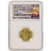 Image 1 : 2016-W Standing Liberty Commemorative Gold Coin NGC SP70 First Releases