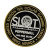Image 1 : .999 Silver Peppermill Hotel Casino Reno, NV $10 Casino Limited Edition Gaming T