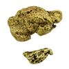 Image 1 : Lot of (2) Australian Gold Nuggets 3.68 Grams