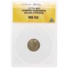 Image 1 : 1774 Germany-Nuremberg Billion 4 Pfennig Coin ANACS MS62