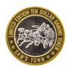 Image 1 : .999 Silver Sam's Town Las Vegas $10 Casino Limited Edition Gaming Token