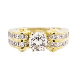 18KT Yellow Gold 2.54ctw Diamond Ring