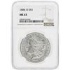 Image 1 : 1884-O $1 Morgan Silver Dollar Coin NGC MS63