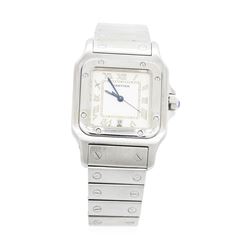 Ladies Cartier Stainless Steel Santos de Cartier Wristwatch