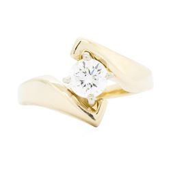 14KT Yellow Gold 0.50ct Diamond Solitaire Ring