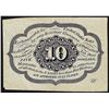 Image 2 : July 17, 1862 Ten Cent First Issue Fractional Note