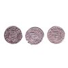 Image 2 : Lot of (3) 1540-1590 KB Hungary Ferdinand I - Madonna & Child Silver Denar Coins