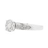 Image 2 : 14KT White Gold Lady's 0.50ctw Diamond Ring
