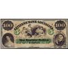 Image 1 : 1800's $100 The Citizens Bank of Louisiana Obsolete Note