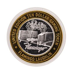 .999 Silver Flamingo Laughlin, Nevada $10 Casino Limited Edition Gaming Token