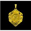 Image 2 : 22KT Yellow Gold Dikran the Great Medallion Pendant