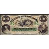 Image 1 : 1800's $100 The Citizens Bank of Louisiana Obsolete Note