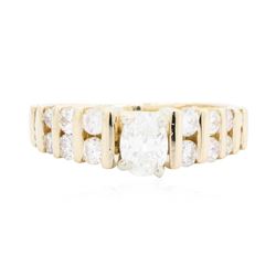 14KT Yellow Gold 1.37ctw Diamond Ring