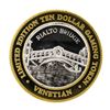 Image 1 : .999 Silver The Venetian Las Vegas Nevada $10 Casino Limited Edition Gaming Toke