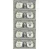 Image 1 : Lot of (5) Consecutive 1957 $1 Silver Certificate Notes Uncirculated