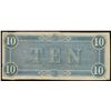 Image 2 : 1864 $10 Confederate States of America Note