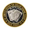 Image 1 : .999 Fine Silver Gold Coast Las Vegas $10 Casino Limted Edition Gaming Token