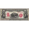 Image 1 : 1901 $10 Bison Legal Tender Note