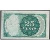 Image 2 : 1874 Twenty Five Cents Fifth Issue Fractional Currency Note