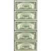 Image 2 : Lot of (5) 1963 $5 Legal Tender Notes