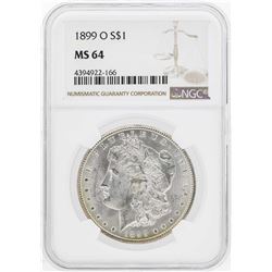 1899-O $1 Morgan Silver Dollar Coin NGC MS64