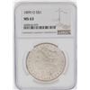 Image 1 : 1899-O $1 Morgan Silver Dollar Coin NGC MS63