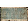 Image 2 : 1864 $50 Confederate States of America Note