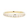 Image 1 : 14KT Yellow Gold Lady's 0.45ctw Diamond Channel Band