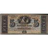 Image 1 : 1800's $5 The Citizens Bank of Louisiana Obsolete Note
