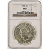 Image 1 : 1922 $1 Peace Silver Dollar Coin NGC MS63