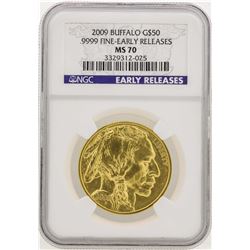 2009 $50 American Gold Buffalo Coin NGC MS70 Early Releases