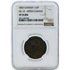 Image 1 : 1832 Canada 1/2 Penny UC-14 Upper Canada Coin NGC VF35BN